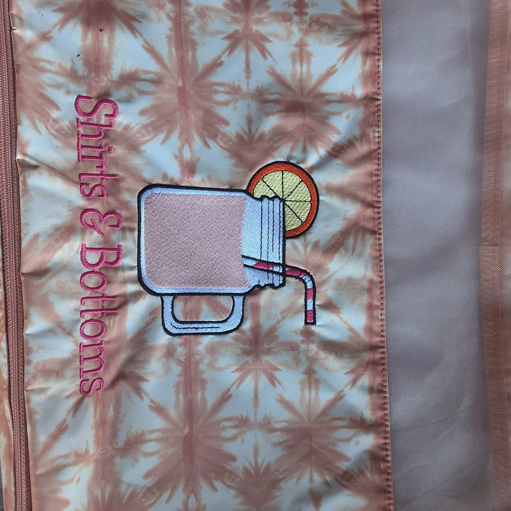 Thirty-One Traveling Packing Cubes In Rosedust Shibori - Picture 9 of 11